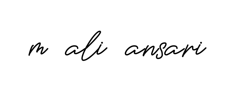 Handwritten Signature for M-ali-ansari - Style 150 Online