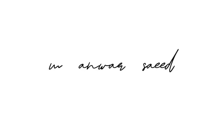 Handwritten Signature for M-anwar-saeed - Style 139 Online