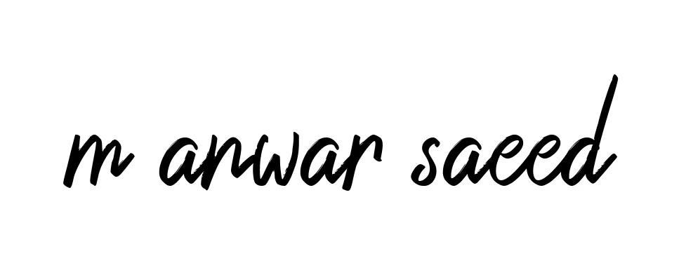 Handwritten Signature for M-anwar-saeed - Style 149 Online