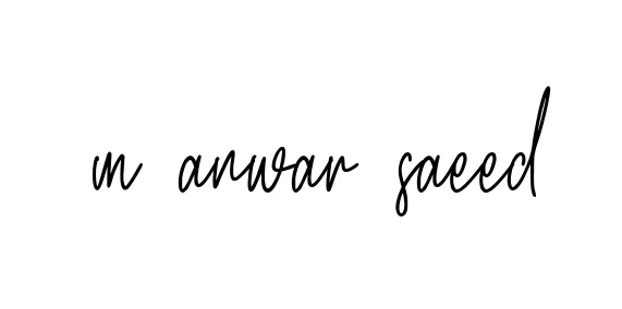 Handwritten Signature for M-anwar-saeed - Style 154 Online