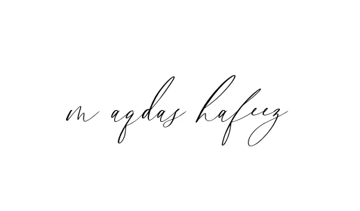 Handwritten Signature for M-aqdas-hafeez - Style 134 Online