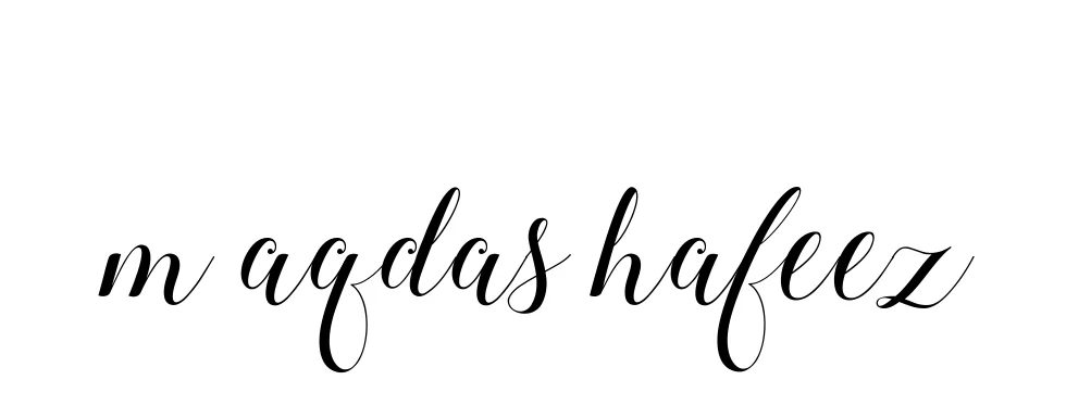 Handwritten Signature for M-aqdas-hafeez - Style 144 Online