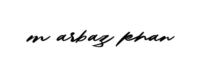 Handwritten Signature for M-arbaz-khan - Style 140 Online