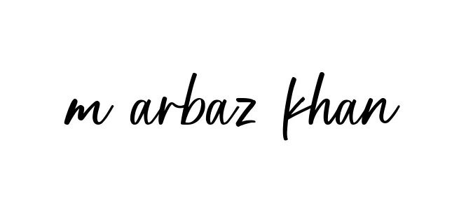 Handwritten Signature for M-arbaz-khan - Style 142 Online