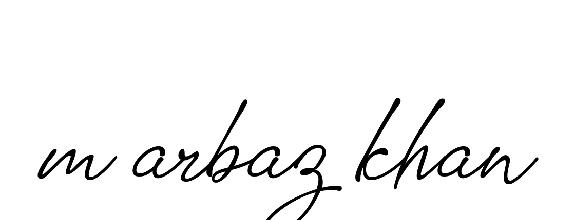 Handwritten Signature for M-arbaz-khan - Style 151 Online