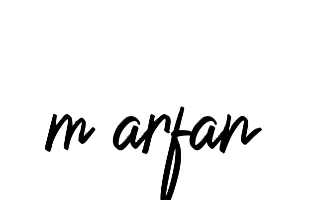 Handwritten Signature for M-arfan - Style 149 Online
