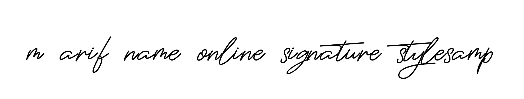 Handwritten Signature for M-arif-name-online-signature-stylesamp - Style 150 Online