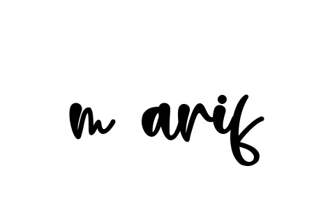 Handwritten Signature for M-arif - Style 136 Online