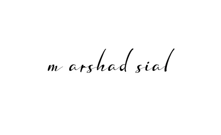 Handwritten Signature for M-arshad-sial - Style 132 Online