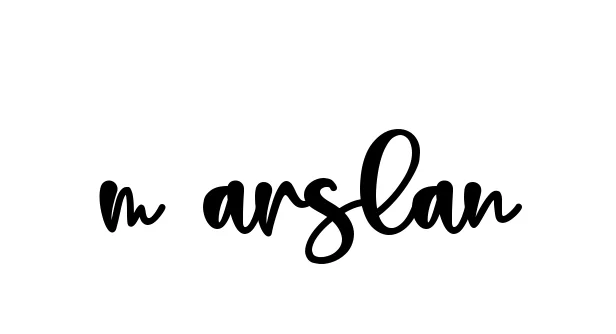 Handwritten Signature for M-arslan - Style 136 Online