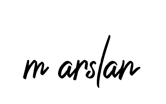Handwritten Signature for M-arslan - Style 149 Online