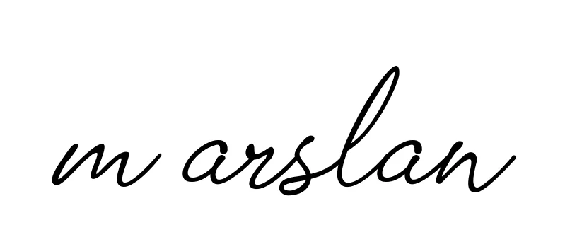 Handwritten Signature for M-arslan - Style 151 Online