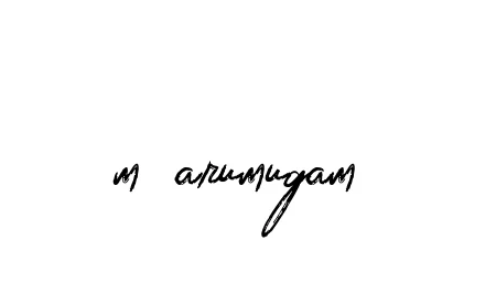 Handwritten Signature for M-arumugam- - Style 133 Online