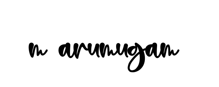 Handwritten Signature for M-arumugam- - Style 136 Online