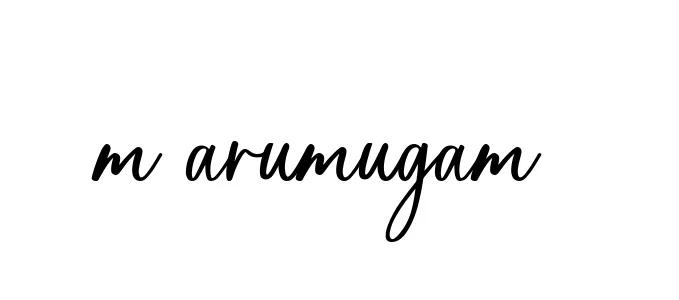 Handwritten Signature for M-arumugam- - Style 142 Online