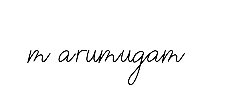 Handwritten Signature for M-arumugam- - Style 145 Online