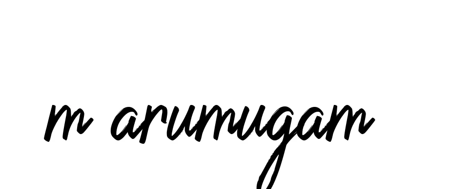 Handwritten Signature for M-arumugam- - Style 149 Online