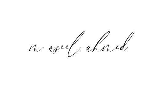 Handwritten Signature for M-aseel-ahmed - Style 134 Online