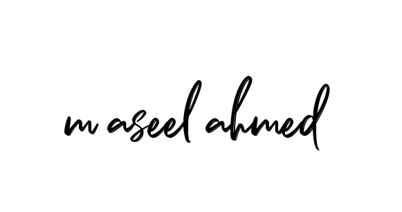 Handwritten Signature for M-aseel-ahmed - Style 141 Online
