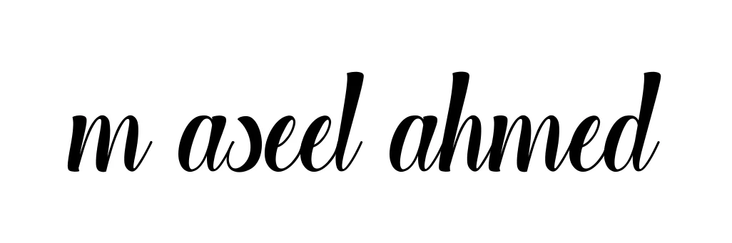 Handwritten Signature for M-aseel-ahmed - Style 148 Online