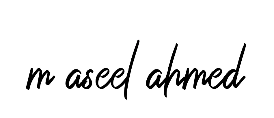 Handwritten Signature for M-aseel-ahmed - Style 149 Online