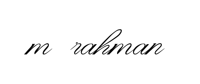 M-rahman signature