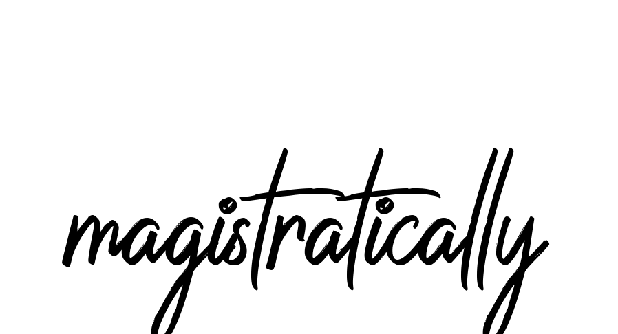 Handwritten Signature for Magistratically - Style 149 Online