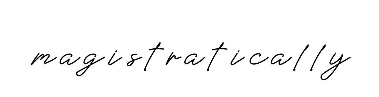 Handwritten Signature for Magistratically - Style 152 Online