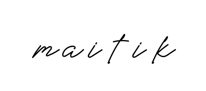 Handwritten Signature for Maitik- - Style 152 Online
