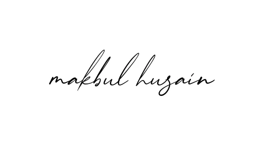 Makbul-husain signature