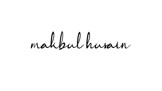Makbul-husain signature
