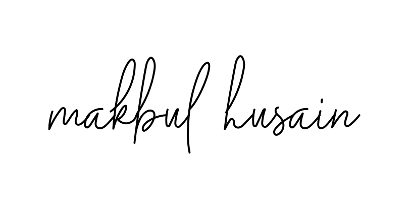Makbul-husain signature