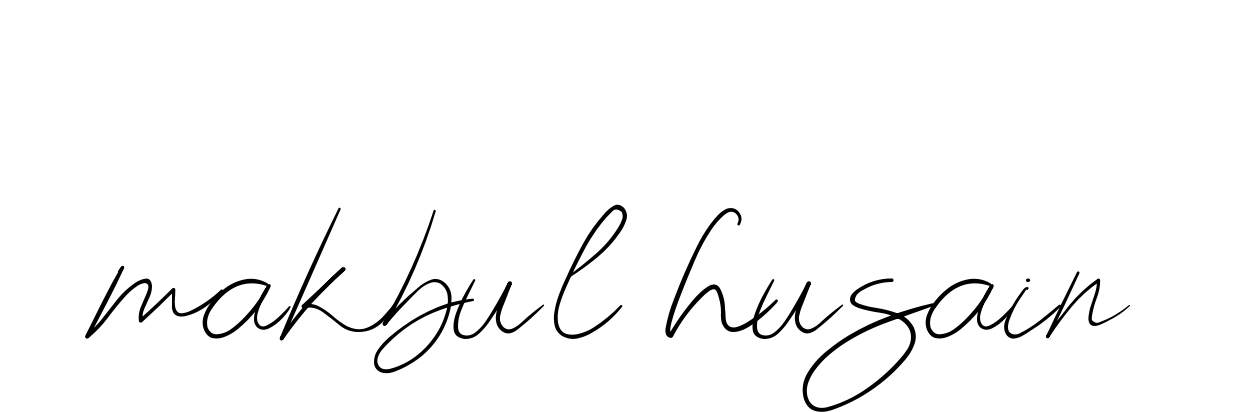 Makbul-husain signature