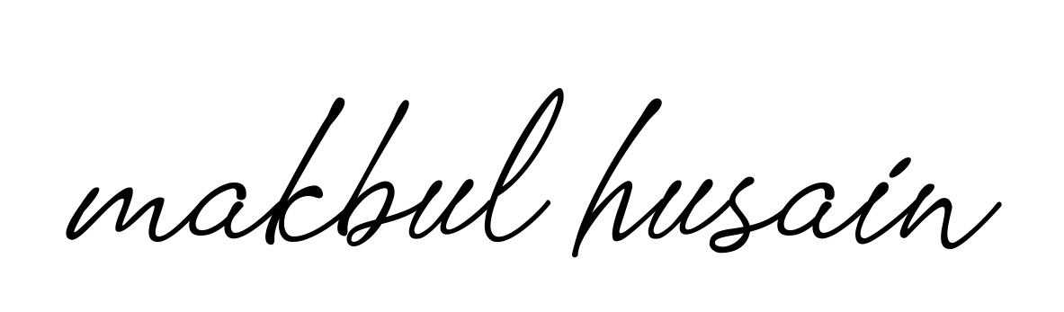 Makbul-husain signature