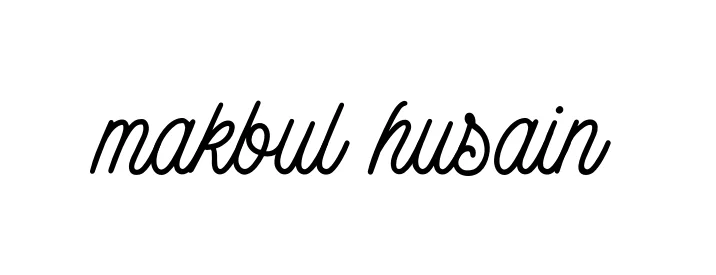 Makbul-husain signature