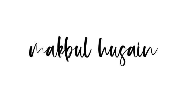Makbul-husain signature