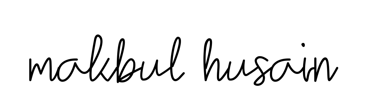 Makbul-husain signature