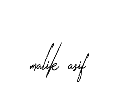 Handwritten Signature for Malik-asif - Style 133 Online