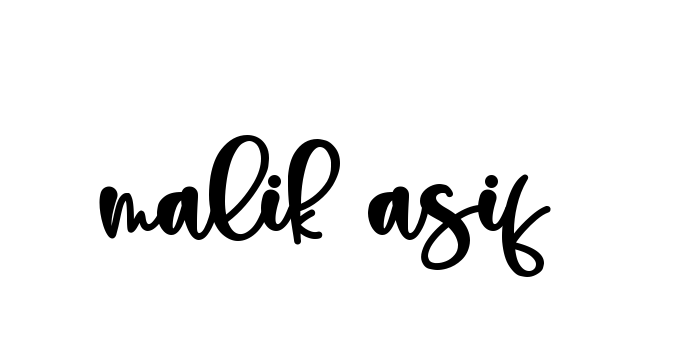 Handwritten Signature for Malik-asif - Style 136 Online
