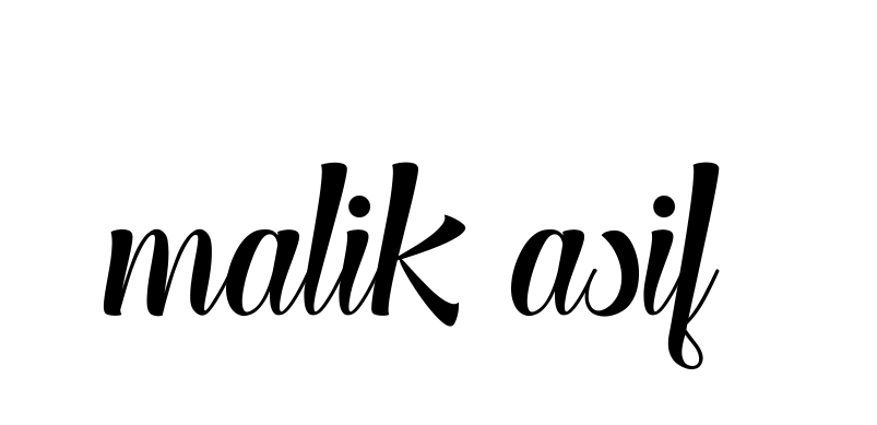 Handwritten Signature for Malik-asif - Style 148 Online