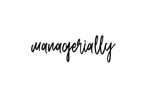 Handwritten Signature for Managerially - Style 143 Online