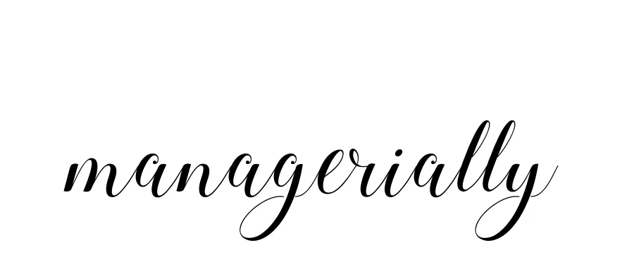 Handwritten Signature for Managerially - Style 144 Online