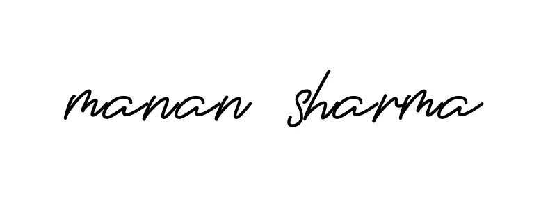 Handwritten Signature for Manan-sharma - Style 150 Online