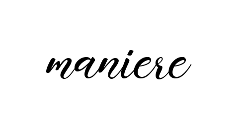 Maniere signature