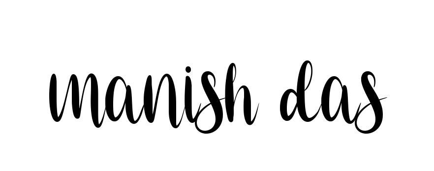 Manish-das signature