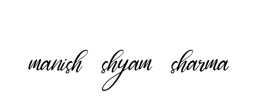 Manish-shyam-sharma signature