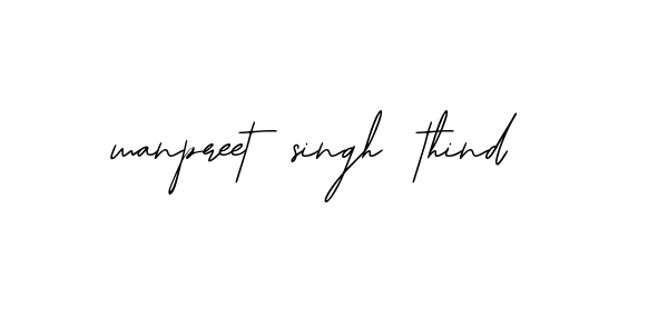 Handwritten Signature for Manpreet-singh-thind - Style 139 Online