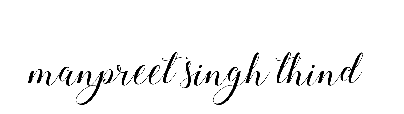 Handwritten Signature for Manpreet-singh-thind - Style 144 Online