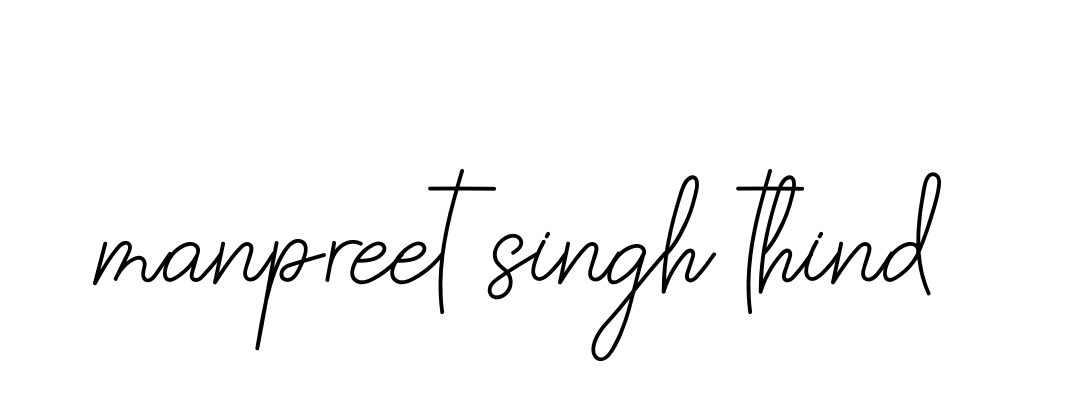 Handwritten Signature for Manpreet-singh-thind - Style 145 Online
