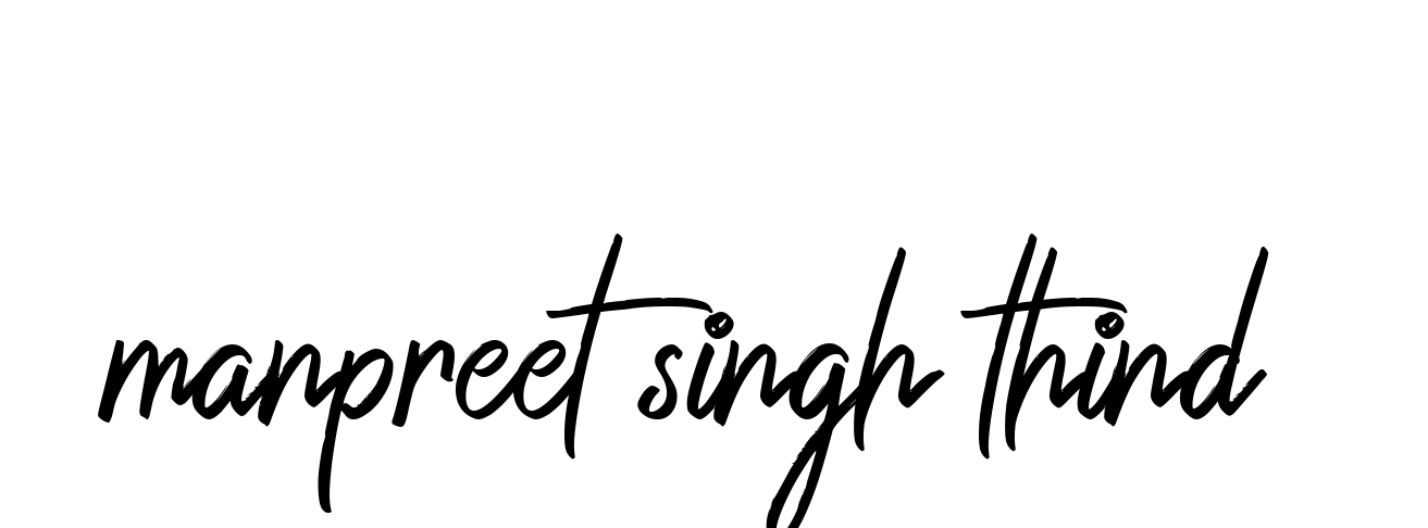 Handwritten Signature for Manpreet-singh-thind - Style 149 Online